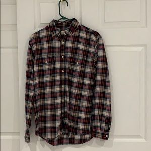 Casual Button Down Plaid Flannel